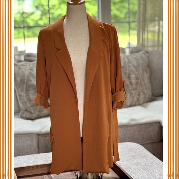 NWT 🌻Copper 3/4 sleeve Blazer - Picture 1 of 10